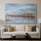 The Banks of the River Seine, 1893 - Floater Framed Canvas Print