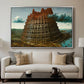 The Tower of Babel, c. 1568 - Floater Framed Canvas Print