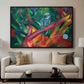 The Monkey, 1912 - Floater Framed Canvas Print