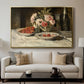 Strawberries and Champagne, c. 1881-1885 - Floater Framed Canvas Print