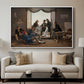 A Group of Danish Artists in Rome, 1837 - Floater Framed Canvas Print
