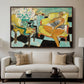 Seated Woman with Flower, 1942 - Floater Framed Canvas Print