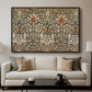 Snakeshead - Charcoal/Spice, c. 1876 - Floater Framed Canvas Print