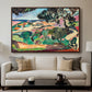 Landscape at Collioure, 1907 - Floater Framed Canvas Print