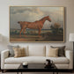 Hunter in a Landscape, 1810 - Floater Framed Canvas Print