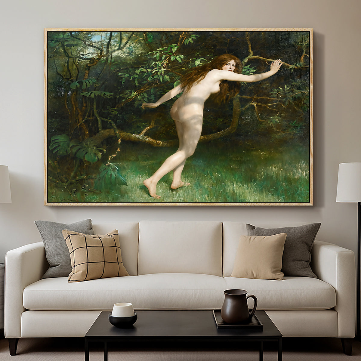 Eve, 1911 - Floater Framed Canvas Print