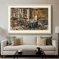 Cabinet de Flaubert à Croisset, 1874 - Floater Framed Canvas Print