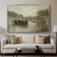 The Bridge (Le pont), 1895 - Floater Framed Canvas Print