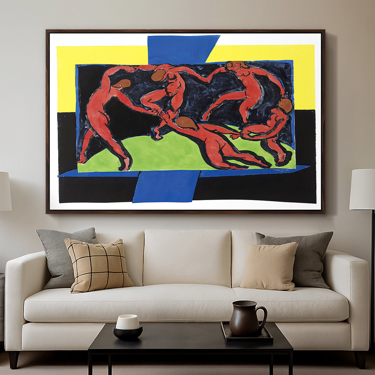 The Dance (La Danse), 1939 - Floater Framed Canvas Print