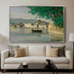Geneva View of Part of the City, c. 1834-1835 - Floater Framed Canvas Print