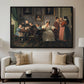 The Waagepetersen Family, 1836 - Floater Framed Canvas Print