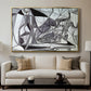 Goat's Skull, Bottle and Candle, 1952 - Floater Framed Canvas Print