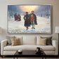 Morning after the Carnival, 1884 - Floater Framed Canvas Print