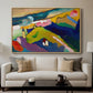 Murnau Mountain Landscape with Church, 1910 - Floater Framed Canvas Print