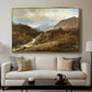 Mountain Landscape, 1864 - Floater Framed Canvas Print