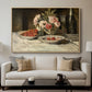 Strawberries and Champagne, c. 1881-1885 - Floater Framed Canvas Print