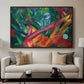 The Monkey, 1912 - Floater Framed Canvas Print