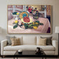 Still Life with Pineapple and Lemons, 1925 - Floater Framed Canvas Print