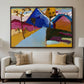 Kochel Straight Street, 1909 - Floater Framed Canvas Print