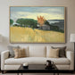 Fields of Wheat in Cagnes, 1918 - Floater Framed Canvas Print