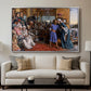 The Finding of the Saviour in the Temple, 1854-1860 - Floater Framed Canvas Print