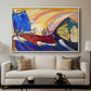 Painting with Troika, 1911 - Floater Framed Canvas Print