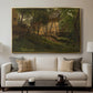 German Farm, 1859 - Floater Framed Canvas Print