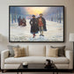 Morning after the Carnival, 1884 - Floater Framed Canvas Print