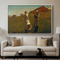 A Temperance Meeting, 1874 - Floater Framed Canvas Print