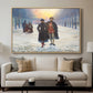 Morning after the Carnival, 1884 - Floater Framed Canvas Print