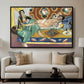 Odalisques Playing Checkers (Odalisques jouant aux dames), 1928 - Floater Framed Canvas Print