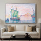 Venice, the Pink Cloud, 1909 - Floater Framed Canvas Print