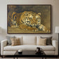 Study of a Tiger for Circe, 1885 - Floater Framed Canvas Print