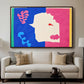 The Wolf (Le loup), from Jazz, 1947 - Floater Framed Canvas Print