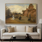The Country House of Gustave Coûteaux, 1871 - Floater Framed Canvas Print