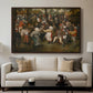 The Wedding Dance, c. 1566 - Floater Framed Canvas Print