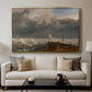Port Ruysdael, 1827 - Floater Framed Canvas Print