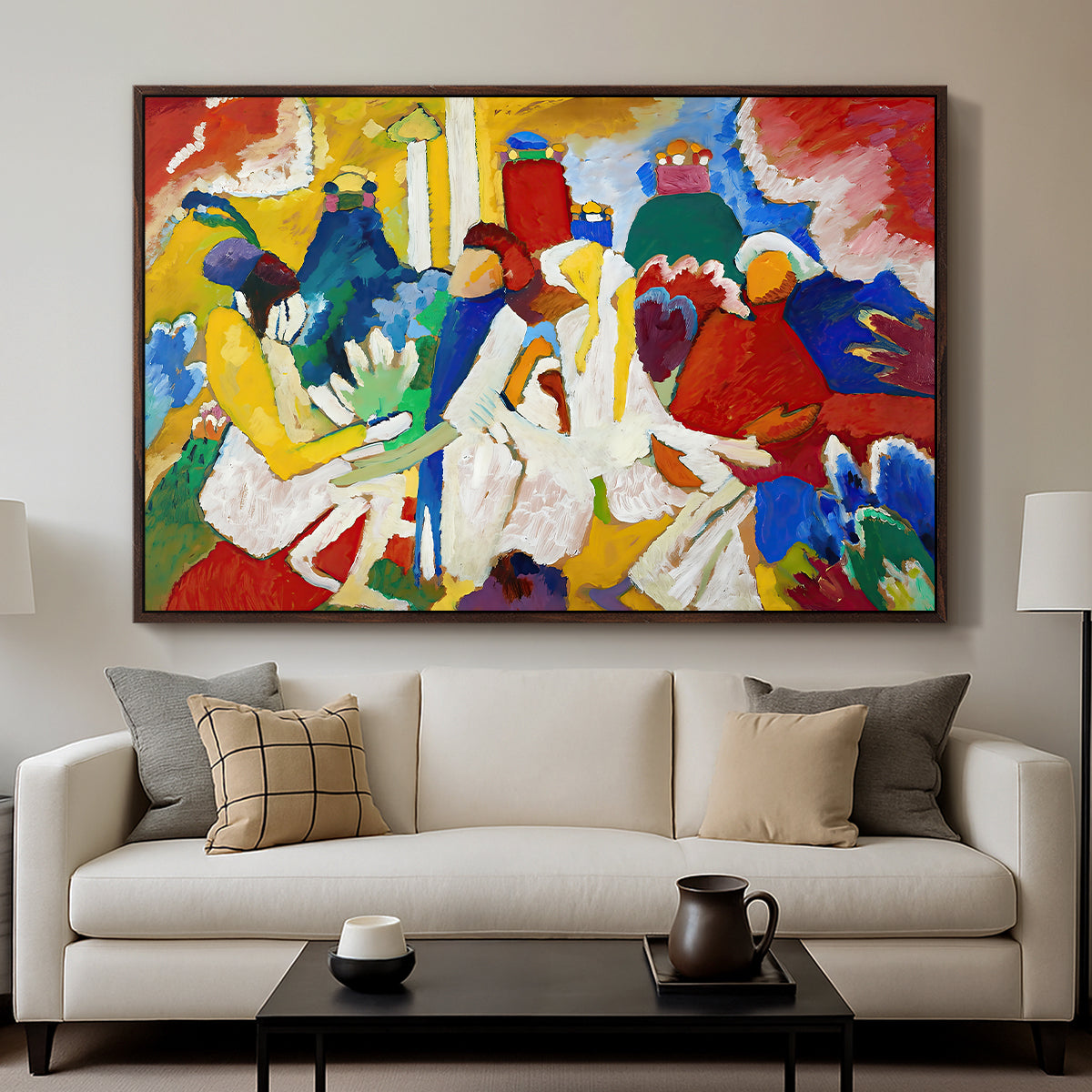 Oriental, 1909 - Floater Framed Canvas Print