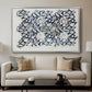 Watercolour for Printed Fabric Design: Wey, c. 1882-1883 - Floater Framed Canvas Print