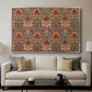 Snakeshead - Red/Cumin, c. 1876 - Floater Framed Canvas Print
