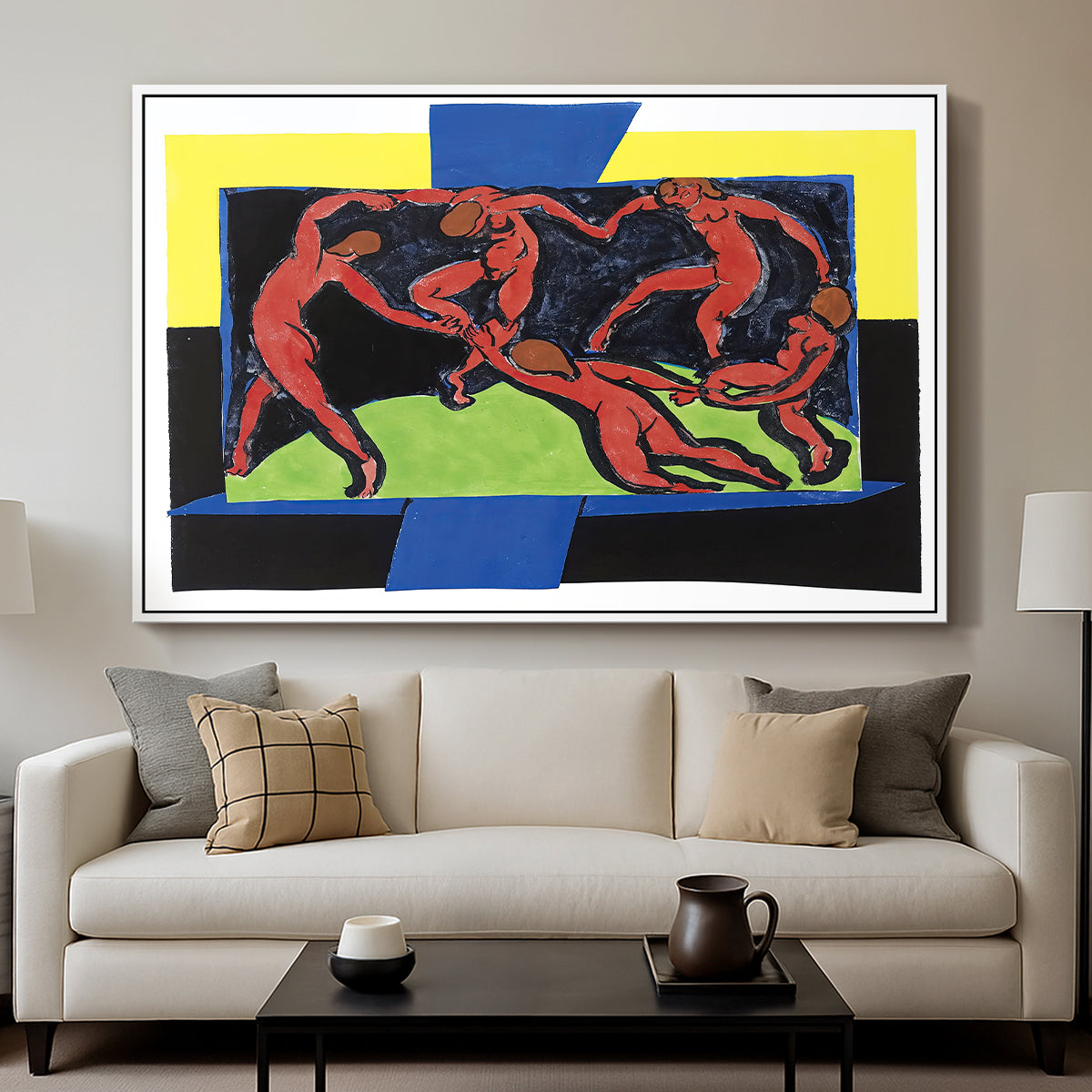 The Dance (La Danse), 1939 - Floater Framed Canvas Print