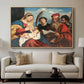Mary and Child with Saints Stephen, Jerome and Maurice, c. 1510 - Floater Framed Canvas Print