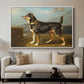 A Terrier in a Landscape, c. 1811 - Floater Framed Canvas Print