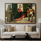 Madonna and Child with Saints Anthony of Padua and Roch, c. 1510 - Floater Framed Canvas Print