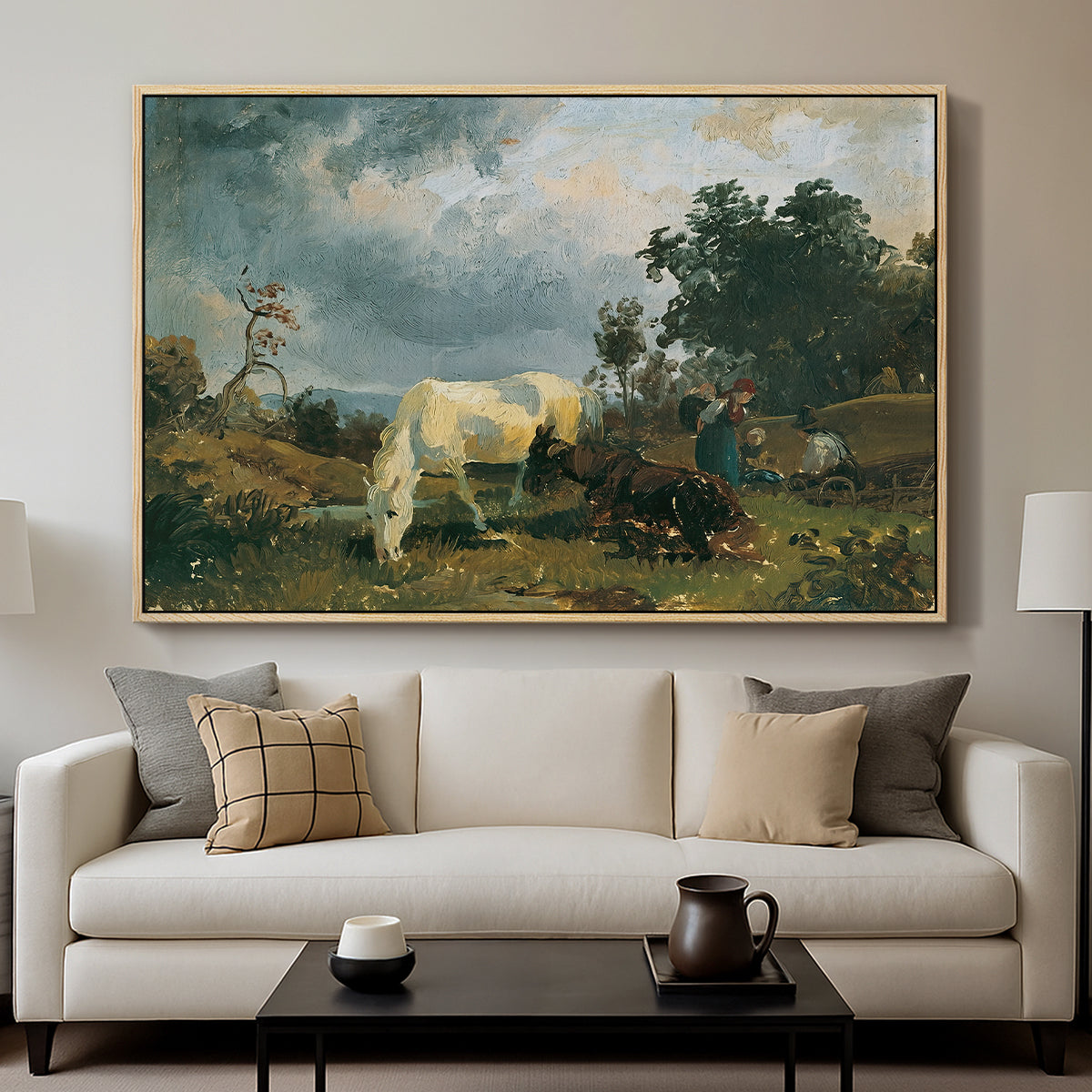 A Mold on the Heath, c. 1830 - Floater Framed Canvas Print