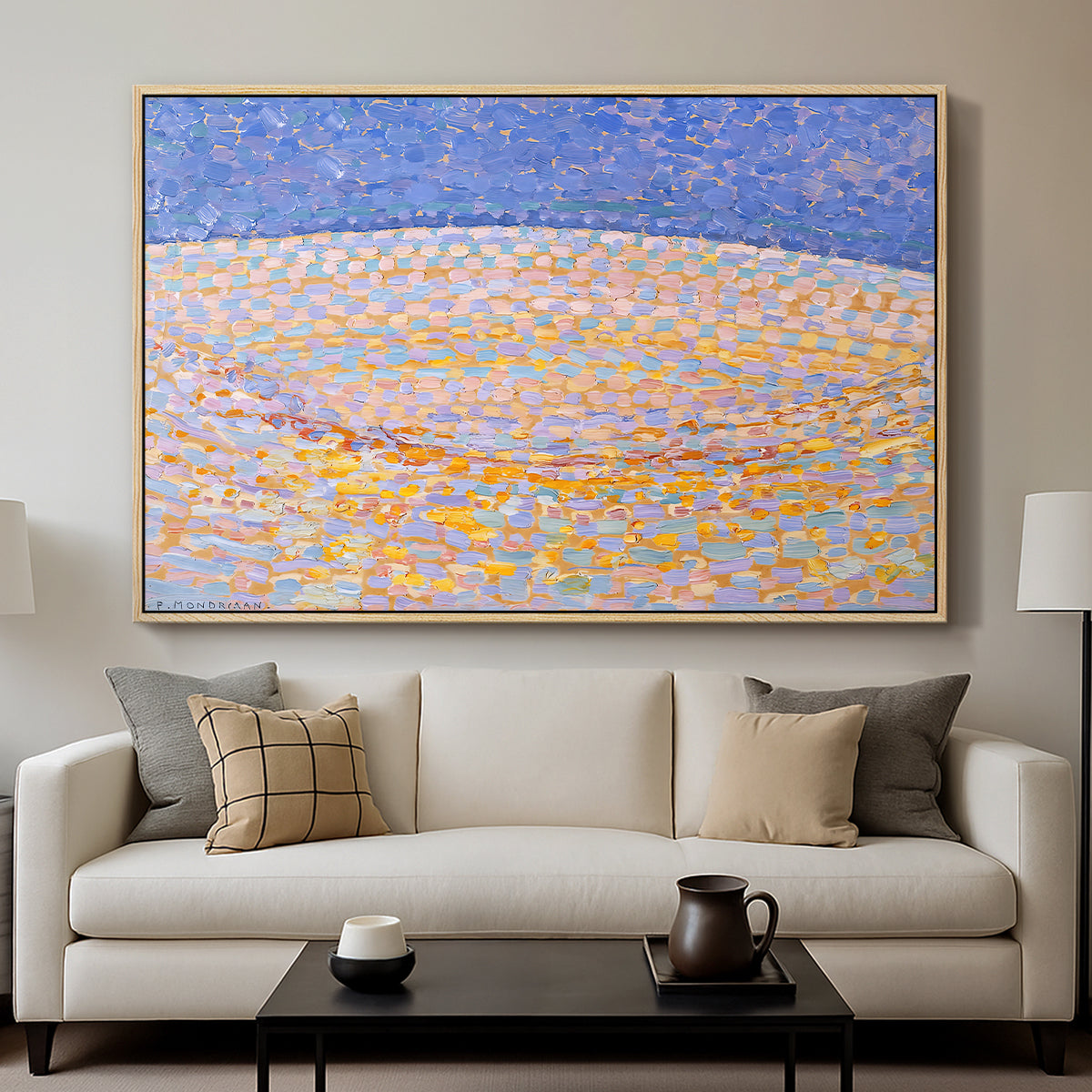 Dune III, 1909 - Floater Framed Canvas Print