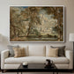 Salisbury Cathedral from the Bishop's Grounds, c. 1822-1823 - Floater Framed Canvas Print