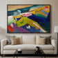 Murnau Mountain Landscape with Church, 1910 - Floater Framed Canvas Print