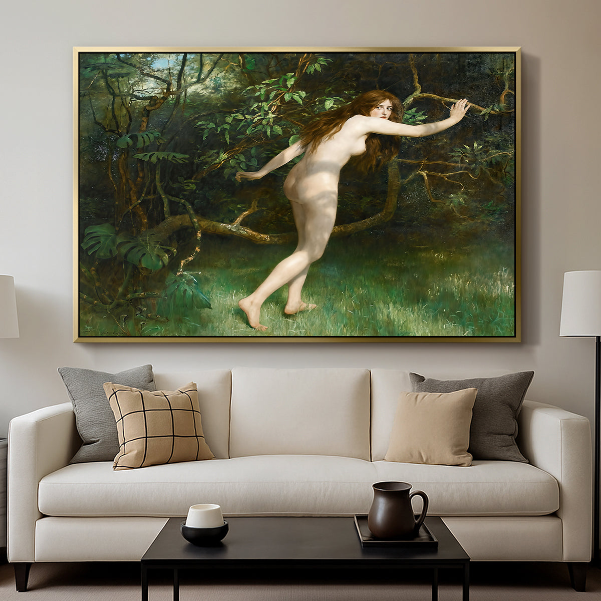 Eve, 1911 - Floater Framed Canvas Print