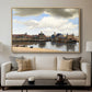 View of Delft, c. 1660-1661 - Floater Framed Canvas Print